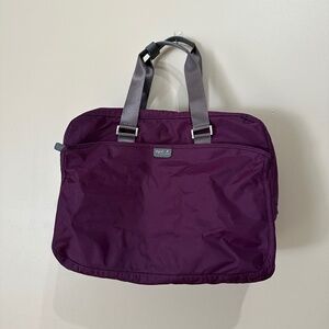 Agnes b. Purple and Gray Travel Bag Tote Bag